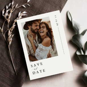 Reserva La Fecha Boda de fotografía rusa Minimalista moderna