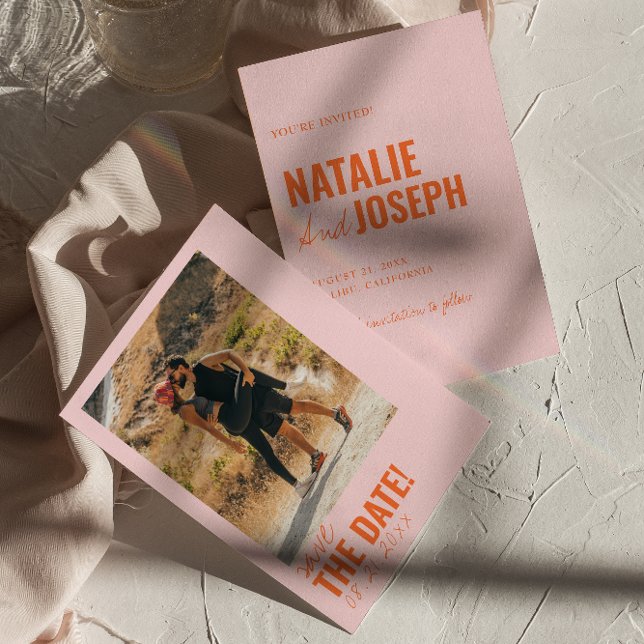 Reserva La Fecha Boda de fotografía singularmente divertida de colo (Subido por el creador)