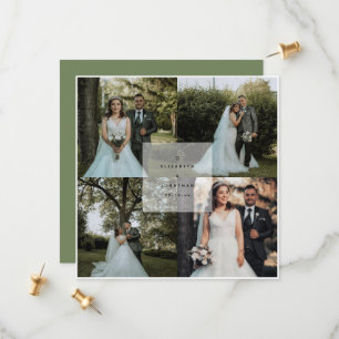 Reserva La Fecha Boda de fotografía y de imagen Sage Green Sage Sim