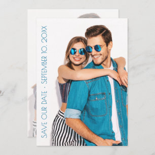 Reserva La Fecha Boda de fotos con guión casual Guardar la fecha