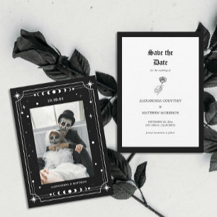 Reserva La Fecha Boda de Fotos de Halloween