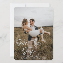 Reserva La Fecha Boda de fotos personalizado con guión de Personali