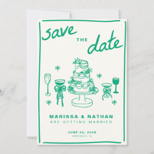 Reserva La Fecha Boda de Green Drake Together