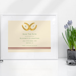 Reserva La Fecha Boda de herradura occidental