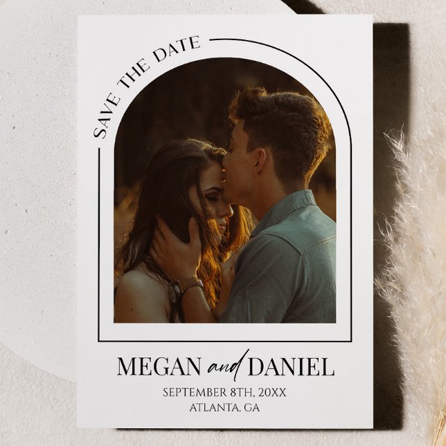 Reserva La Fecha Boda de imágenes del Personalizado de Arco Moderno (Subido por el creador)