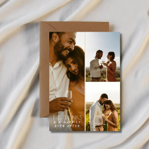 Reserva La Fecha Boda de invierno moderno con código QR fotográfico