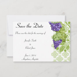 Reserva La Fecha Boda de jardín de Grapevine Salva la fecha
