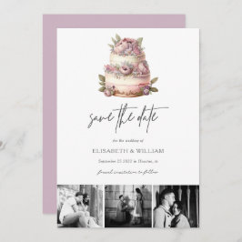 Reserva La Fecha Boda de jardín Guardar el código QR de fecha