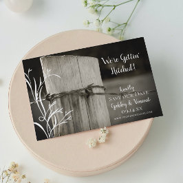 Reserva La Fecha Boda de la granja rural en el campo