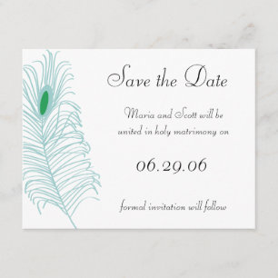 Reserva La Fecha Boda de la pluma