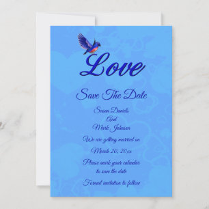 Reserva La Fecha Boda de Love Bluebird
