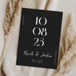 Reserva La Fecha Boda de Moda simple y moderna<br><div class="desc">Bodas modernas ahorran la fecha con un elegante diseño de moda y estilo minimalista.</div>