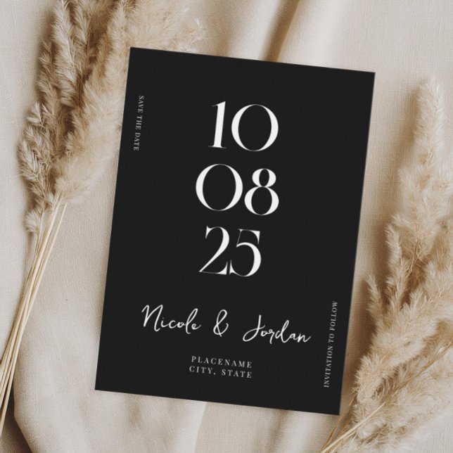 Reserva La Fecha Boda de Moda simple y moderna (Subido por el creador)
