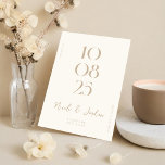 Reserva La Fecha Boda de Moda simple y moderna<br><div class="desc">Bodas modernas ahorran la fecha con un elegante diseño de moda y estilo minimalista.</div>