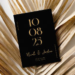Reserva La Fecha Boda de Moda simple y moderna<br><div class="desc">Bodas modernas ahorran la fecha con un elegante diseño de moda y estilo minimalista.</div>