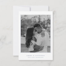 Boda de Monograma Formal Vintage Periwinkle