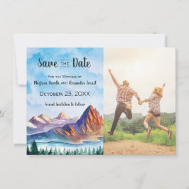 Reserva La Fecha Boda de montaña Salva la fecha con foto