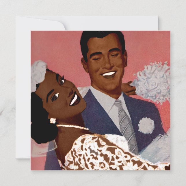 Reserva La Fecha Boda de novia negra (Anverso)