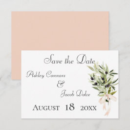 Reserva La Fecha Boda de Olive Branch Bouquets