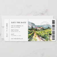 Boda de paisajes de invierno rústico