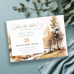 Reserva La Fecha Boda de paisajes de otoño de acuarela silenciada<br><div class="desc">Colección temática de acuarela acolchada otoño otoño.- es un elegante guion Ilustracion acuarela de paisajes otoñales pastel, perfecto para tu boda y fiestas de destino otoño. Es muy fácil de personalizar, con sus datos personales. Si necesita cualquier otro producto o personalización que coincida, por favor envíe un mensaje a través...</div>