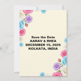 Reserva La Fecha Boda de Pastel Suave Guardar la Fecha