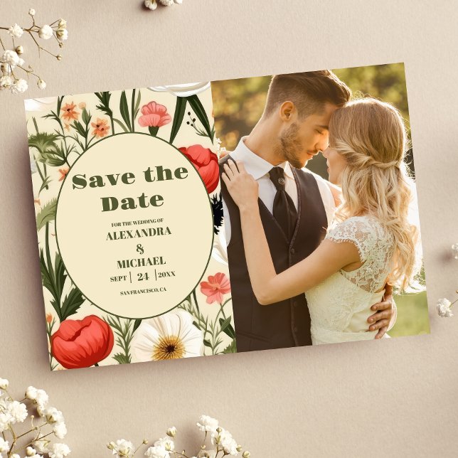 Reserva La Fecha Boda de PhotoWhimsical Wildflower Meadow (Subido por el creador)
