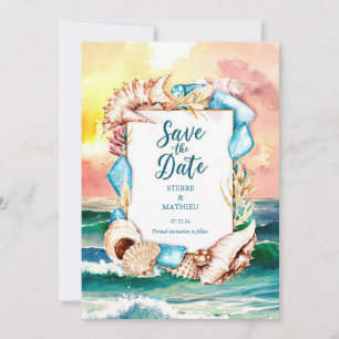 Reserva La Fecha Boda de playa única de verano