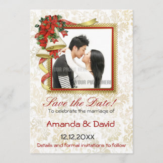 Reserva La Fecha Boda de Poinsettia Bells
