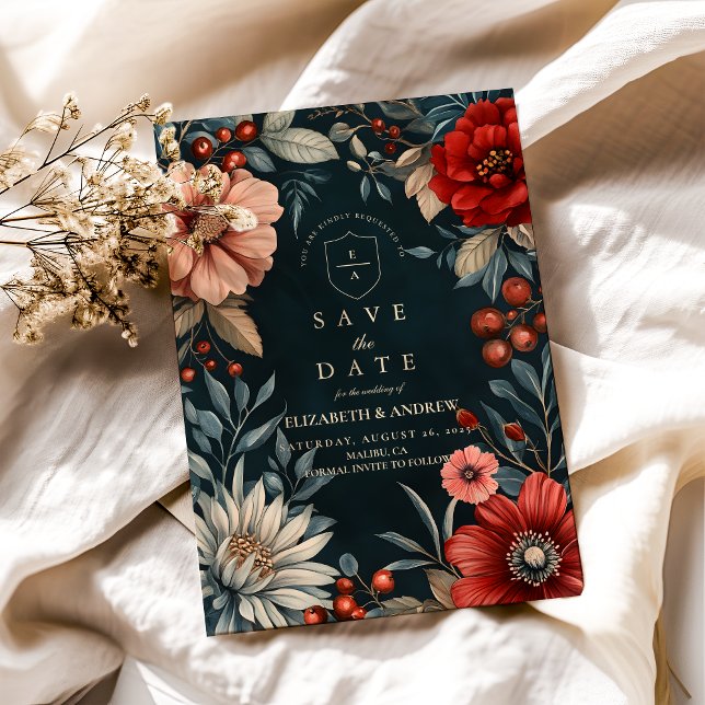 Reserva La Fecha Boda de Romance Victoriano oscuro (Subido por el creador)