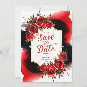 Reserva La Fecha Boda de Rosas Rojas Crimson