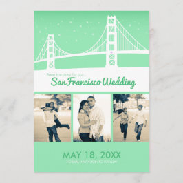 Reserva La Fecha Boda de San Francisco Save-the date