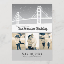 Reserva La Fecha Boda de San Francisco Save-the date