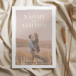 Reserva La Fecha Boda de superposición cepillado