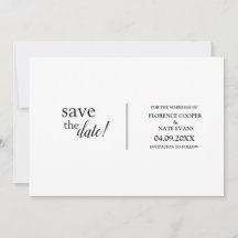 Boda de tipografía moderna y simple