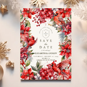 Reserva La Fecha Boda del Cardenal Rojo Navidades