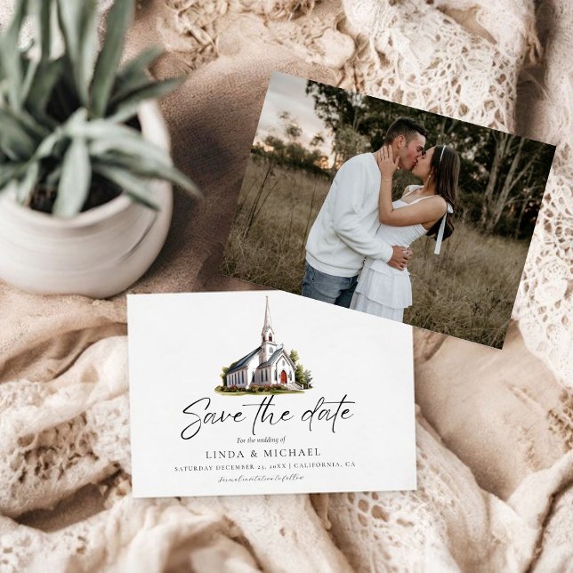 Reserva La Fecha Boda del ilustracion de la Iglesia de la Acuarela (Subido por el creador)