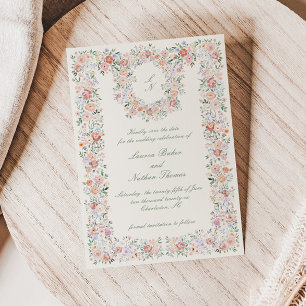 Reserva La Fecha Boda del Jardín de Cabaña Floral