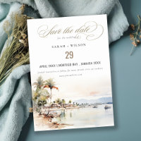 Boda del paisaje acuático de Montego Bay Jamaica