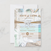 Boda del paseo marítimo - Guardar la fecha