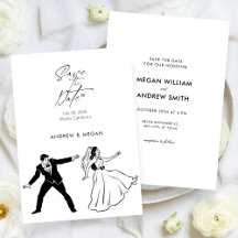 Boda divertido linda pareja