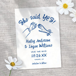 Reserva La Fecha Boda divertido moderno y caprichoso