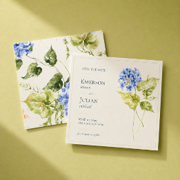 Reserva La Fecha Boda Editorial Moderna de Anthurium e Hydrangea