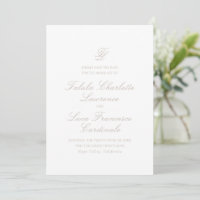 Boda elegante, arenosa, neutral y tradicional