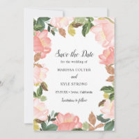 Boda elegante con flores rosadas de Rubor