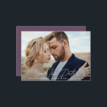 Reserva La Fecha Boda elegante con letra moderna<br><div class="desc">Tarjeta de aviso de boda elegante con letra moderna. Diseño minimalista y elegante moderno. Todos los colores se pueden personalizar.</div>