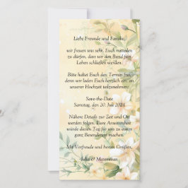 Reserva La Fecha Boda elegante en pastel
