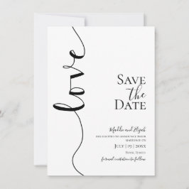 Reserva La Fecha Boda, Elegante, Simple, Tipografía, Letra,