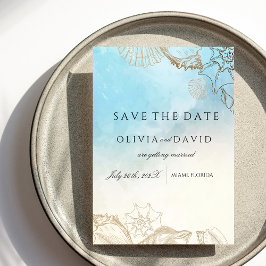 Reserva La Fecha Boda en el mar Boda de verano en la playa del océ