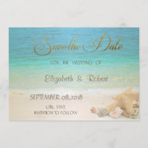 Boda en la Playa Conchas Save The Date